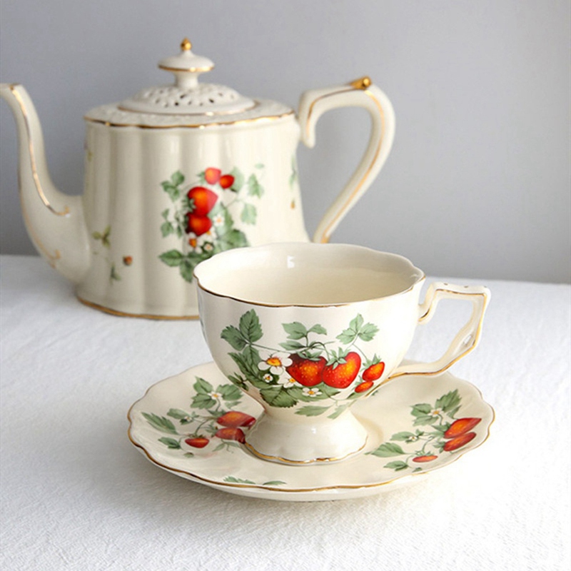 French Retro Teapot Coffee Cup - Coffee Tea English avaliação e preço