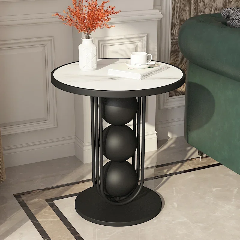 Tea Round Coffee Table Marble  - Coffee Tea For Garden avaliação e preço
