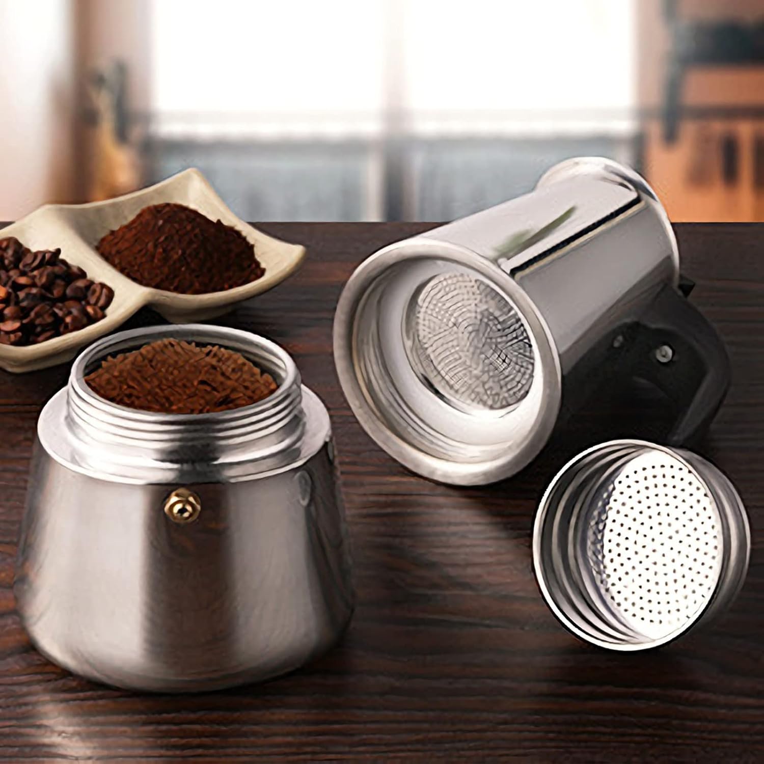 4/6/9 Cups Moka Pot Caffe Mach - Coffee Tea Mugs avaliação e preço