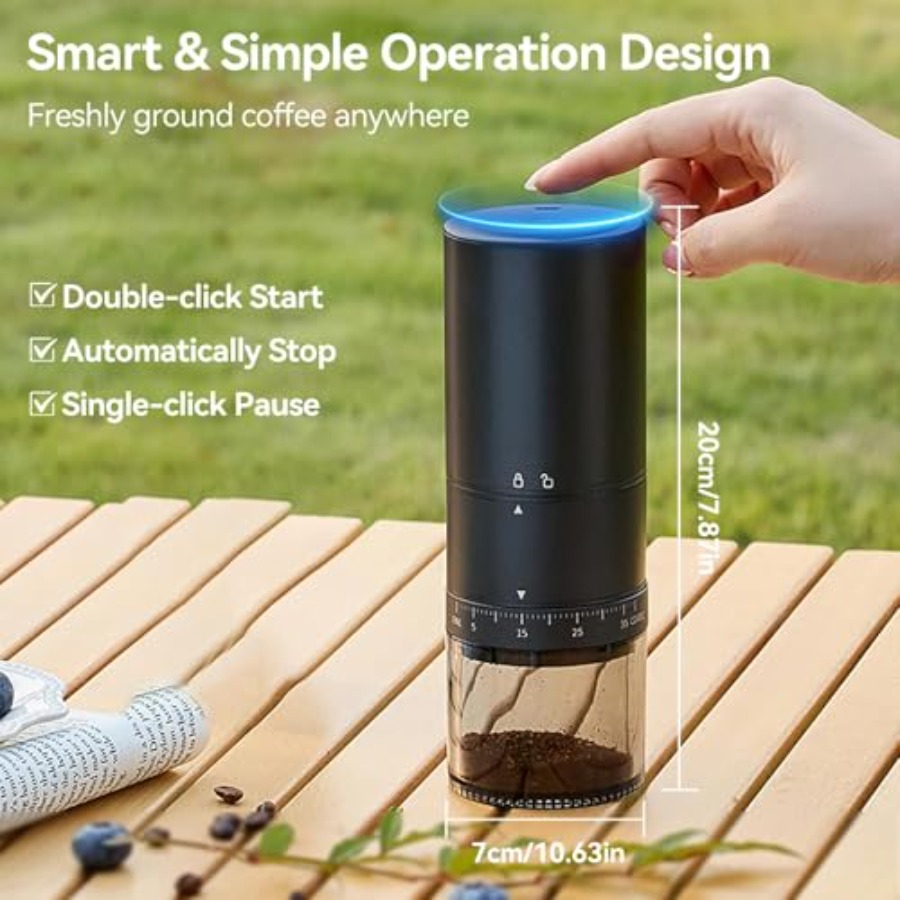Portable Electric Coffee Grind - Coffee & Tea Ken'S House avaliação e preço