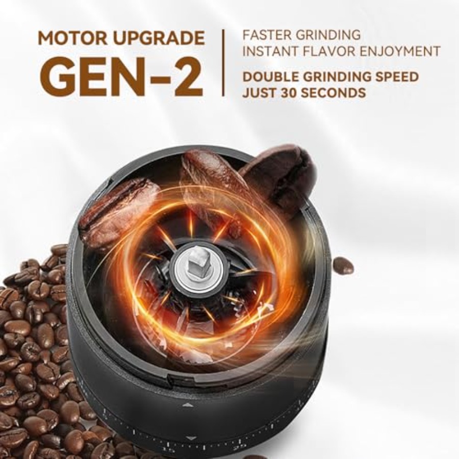 Portable Electric Coffee Grind - Coffee & Tea Ken'S House avaliação e preço