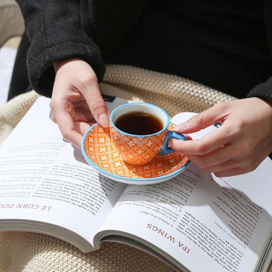 Ceramic 2 oz Espresso Cups, Sm - Espresso Cup Saucer avaliação e preço