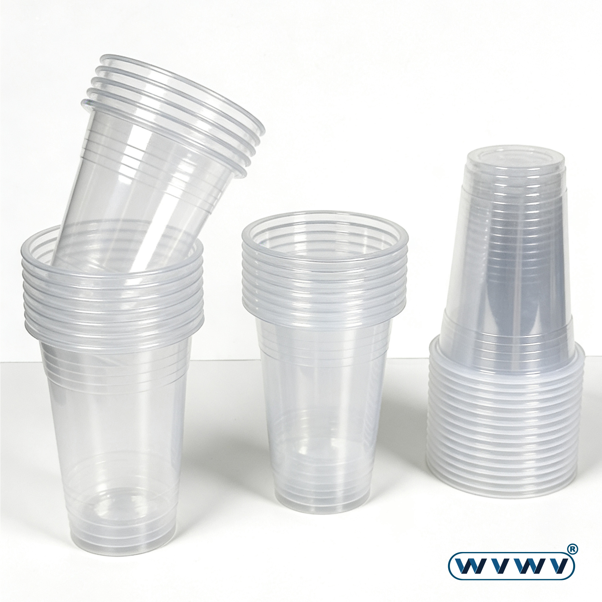 50Pcs 16Oz/500Ml Transparent M - Coffee Tea Festival avaliação e preço