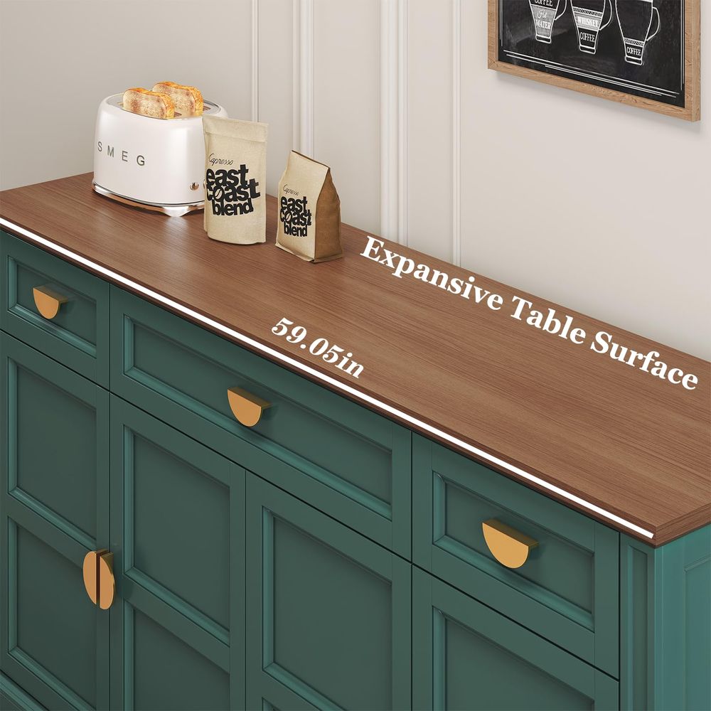 60 Large Buffet Sideboard Cabi - Coffee & Tea Ken'S House avaliação e preço