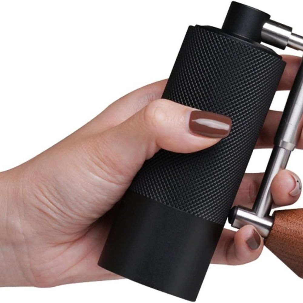 Hand-Cranked Precision Burr Co - Burr Hand Grinder avaliação e preço