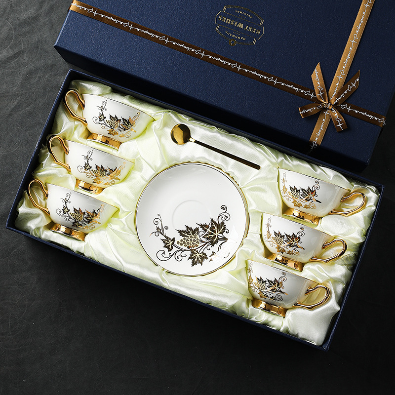 Coffee Cup Small Exquisite Set - Coffee Tea English avaliação e preço