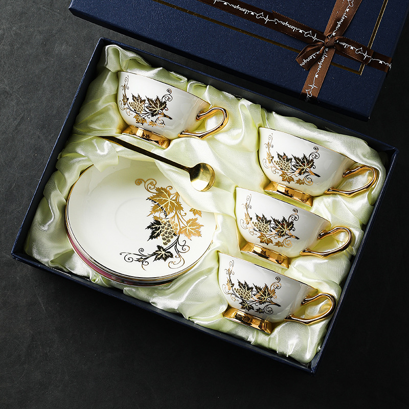 Coffee Cup Small Exquisite Set - Coffee Tea English avaliação e preço