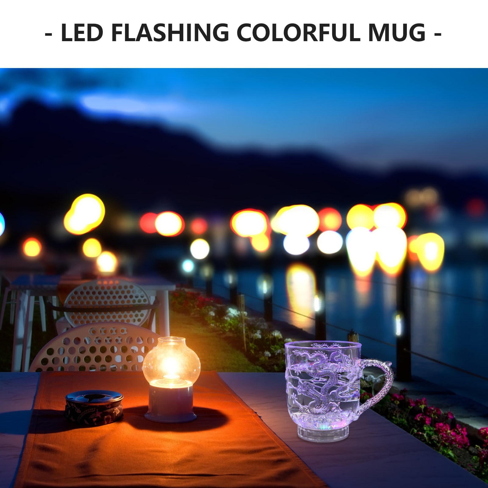 1Pcs Color Changing Acrylic Mu - Coffee Tea Uses avaliação e preço