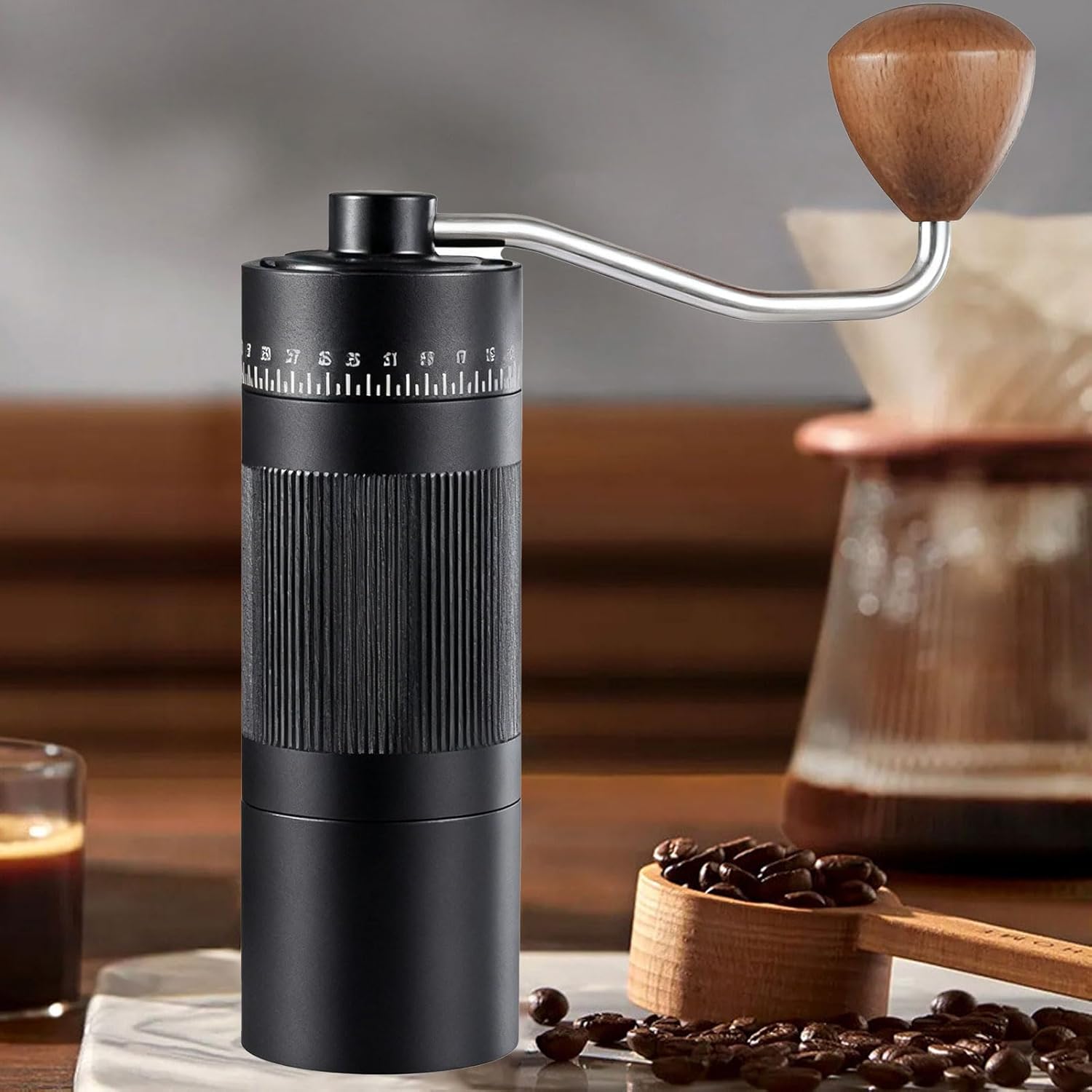 Manual Coffee Bean Grinder, Po - Burr Hand Grinder avaliação e preço
