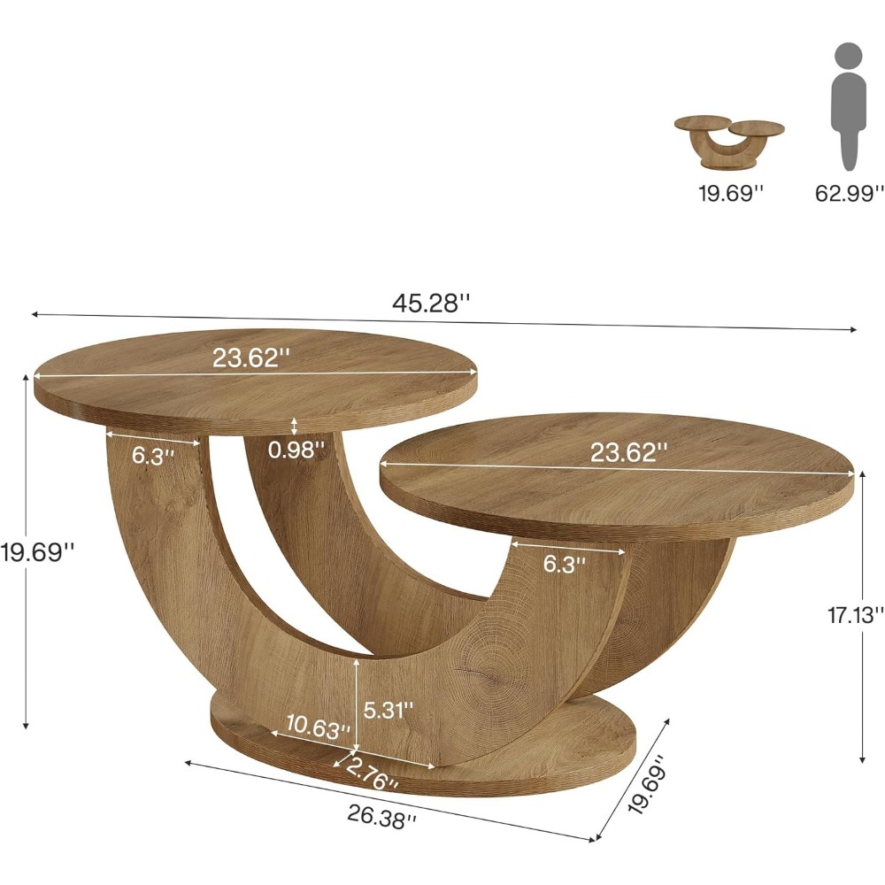 Preferred 46-inch Round Coffee - Prefer Coffee To Tea avaliação e preço