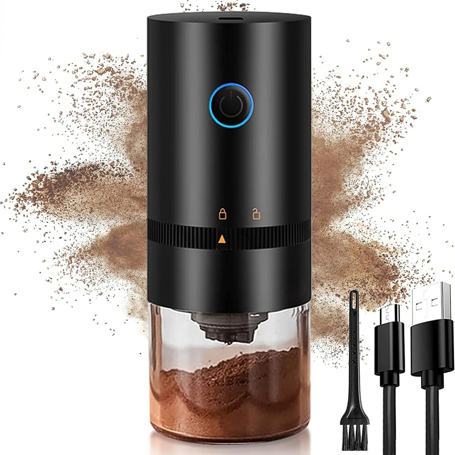 Coffee Grinder TYPE C USB Char - Burr Hand Grinder avaliação e preço
