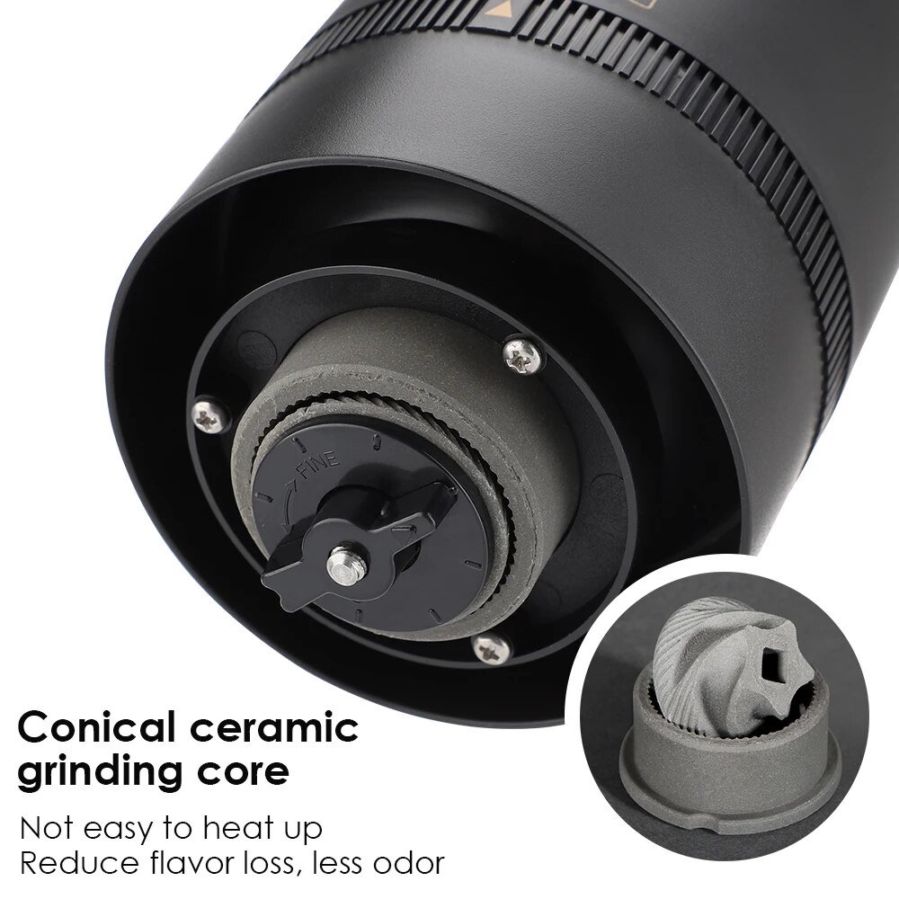 Coffee Grinder TYPE C USB Char - Burr Hand Grinder avaliação e preço