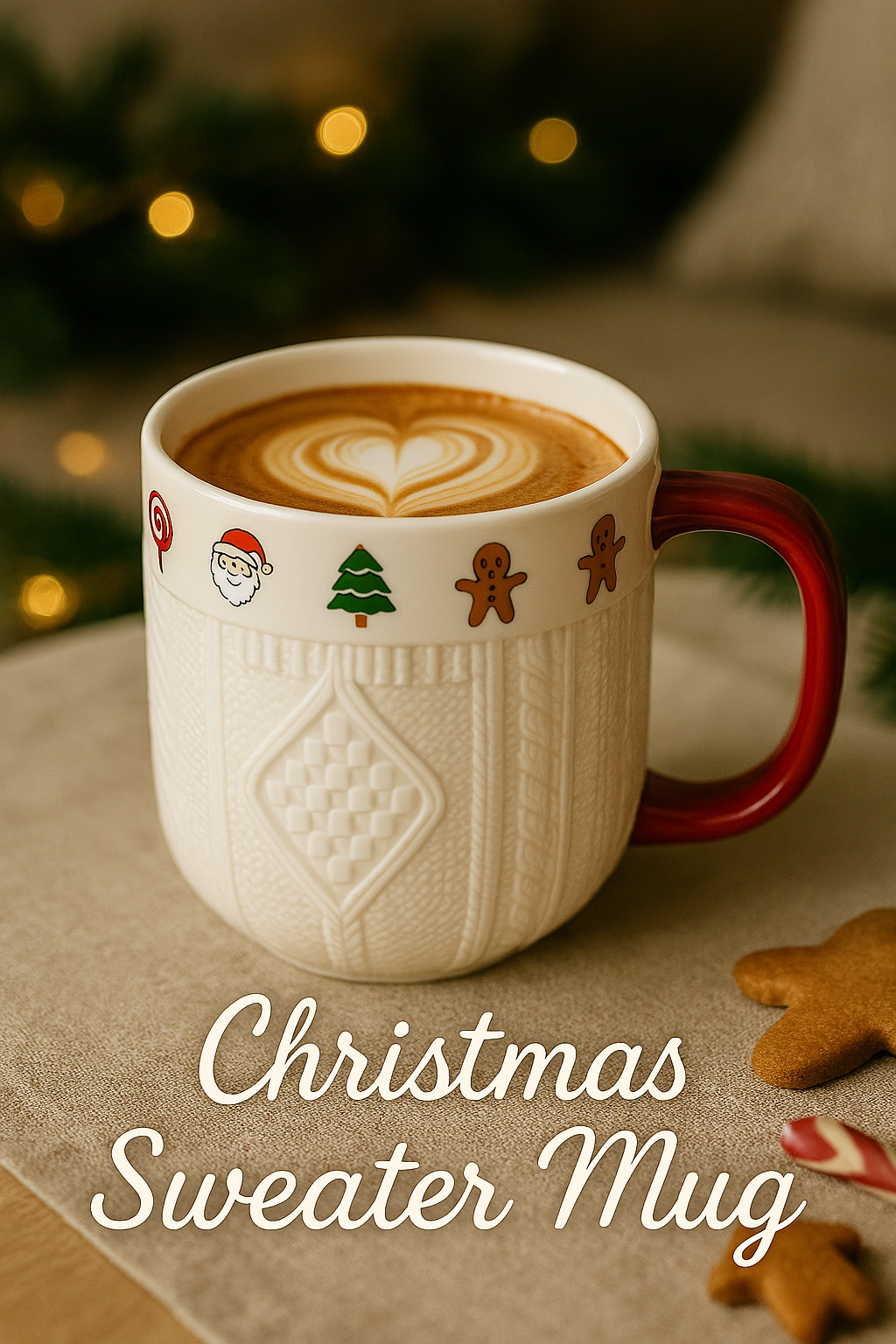380ml Christmas Sweater Cerami - Coffee Tea Festival avaliação e preço