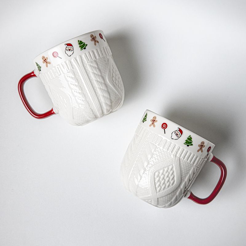 380ml Christmas Sweater Cerami - Coffee Tea Festival avaliação e preço