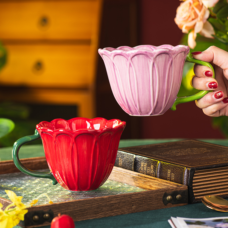 Creative Ceramic Coffee Cup De - Coffee Tea English avaliação e preço