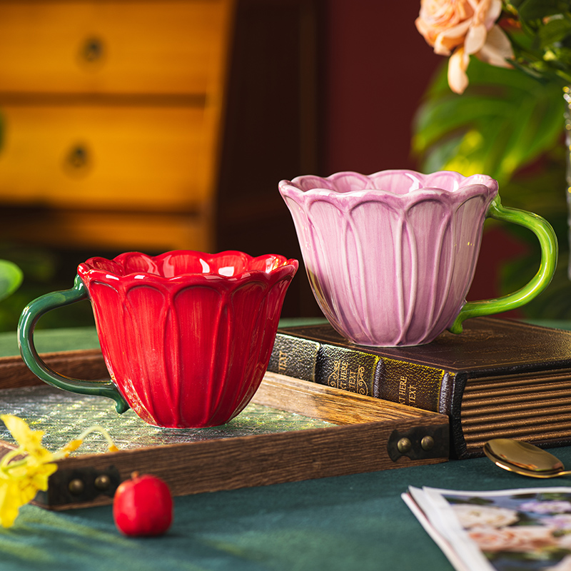 Creative Ceramic Coffee Cup De - Coffee Tea English avaliação e preço