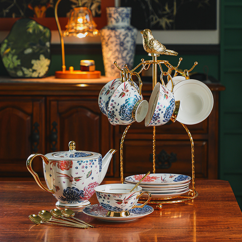 European retro bone China coff - Coffee Tea English avaliação e preço