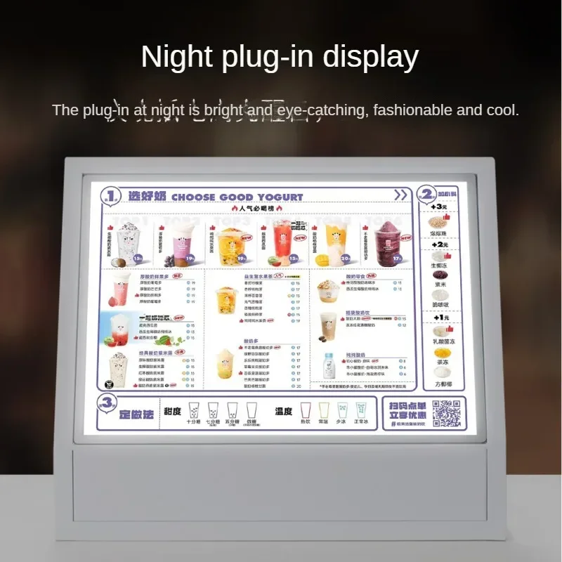 LED Menu Display Card for Coff - Coffee Tea Menu avaliação e preço