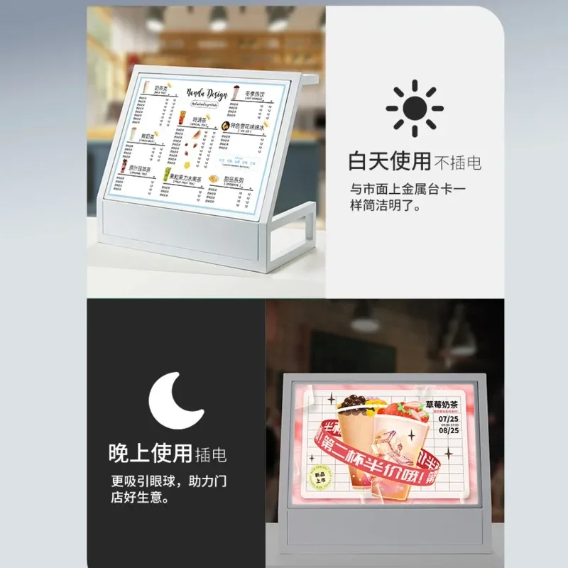 LED Menu Display Card for Coff - Coffee Tea Menu avaliação e preço