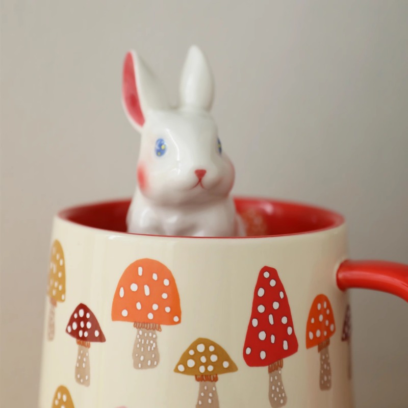 European Style Ceramic Mushroo - Coffee Tea English avaliação e preço