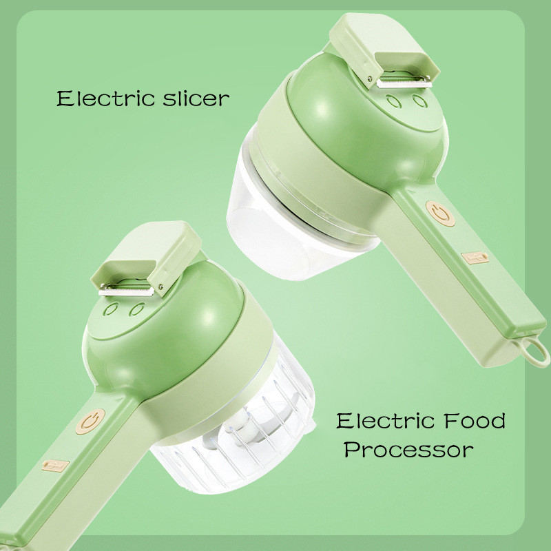 4In1 Electric Vegetable Cutter - Burr Hand Grinder avaliação e preço