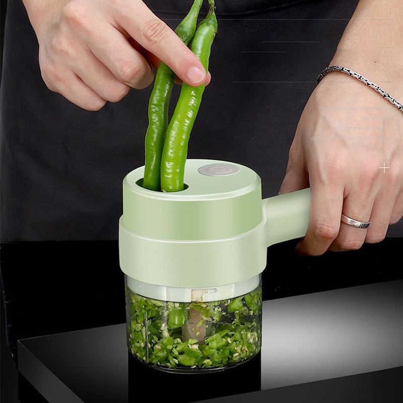 4In1 Electric Vegetable Cutter - Burr Hand Grinder avaliação e preço
