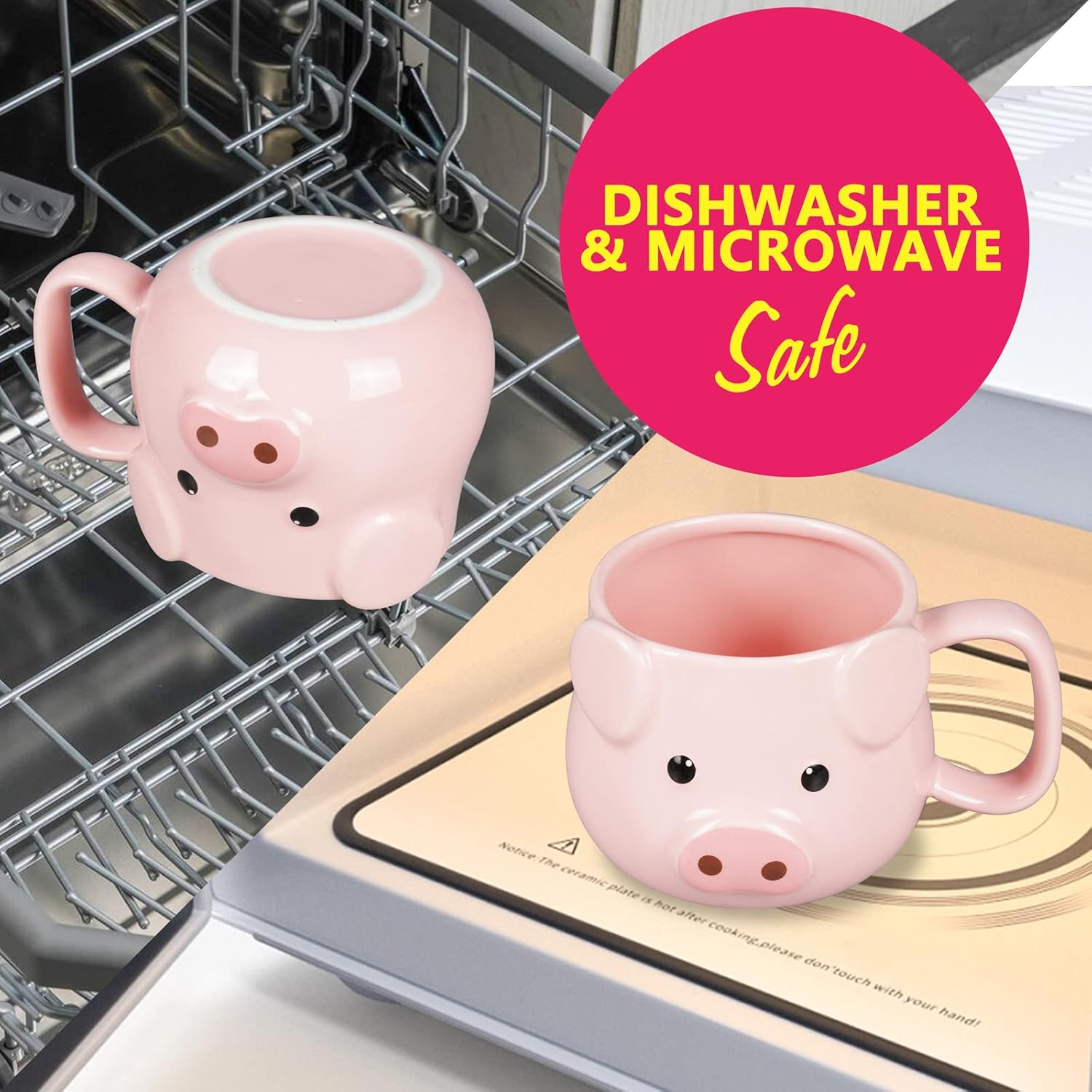 Cute Pig Ceramic Coffee Mug 14 - Coffee Tea Mugs avaliação e preço