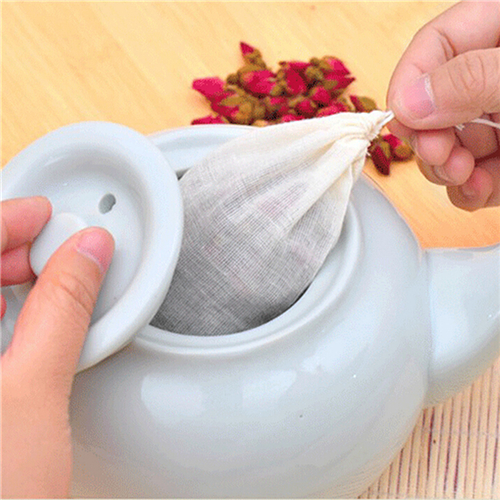 1pc/10Pcs Cotton Tea Bags Musl - Coffee Tea For Garden avaliação e preço