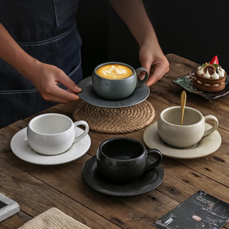 280ML Vintage Ceramic Coffee M - Espresso Cup Saucer avaliação e preço
