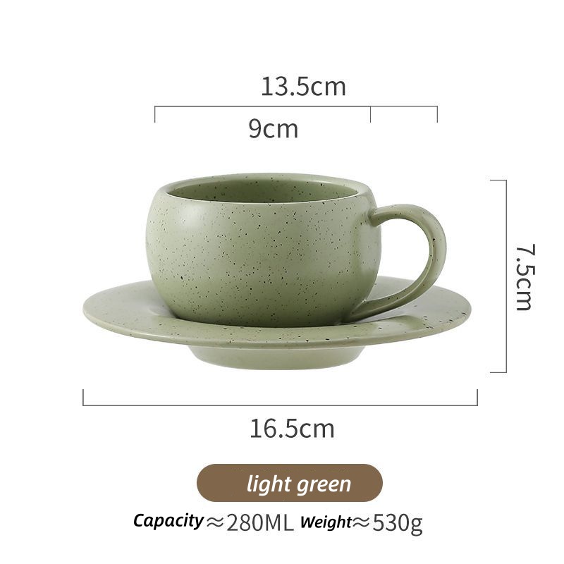 280ML Vintage Ceramic Coffee M - Espresso Cup Saucer avaliação e preço