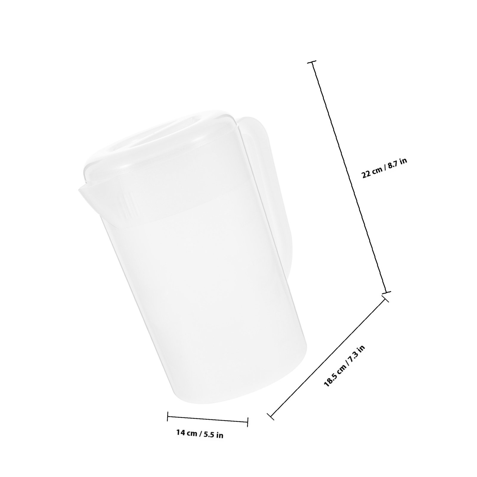 Large Capacity Reusable Plasti - Coffee Tea Uses avaliação e preço