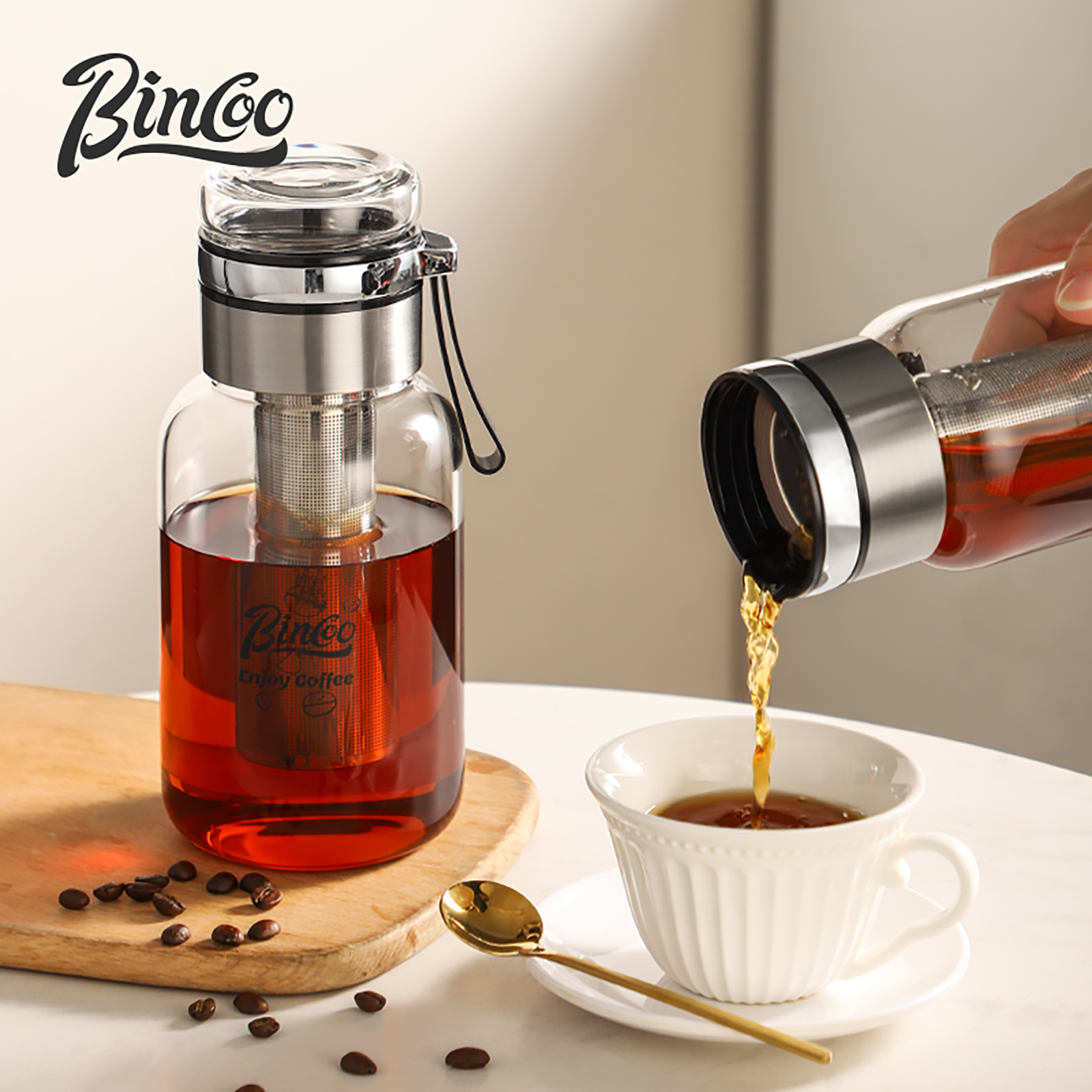 Bincoo Cold Brew Iced Coffee M - Coffee And Tea Glass avaliação e preço