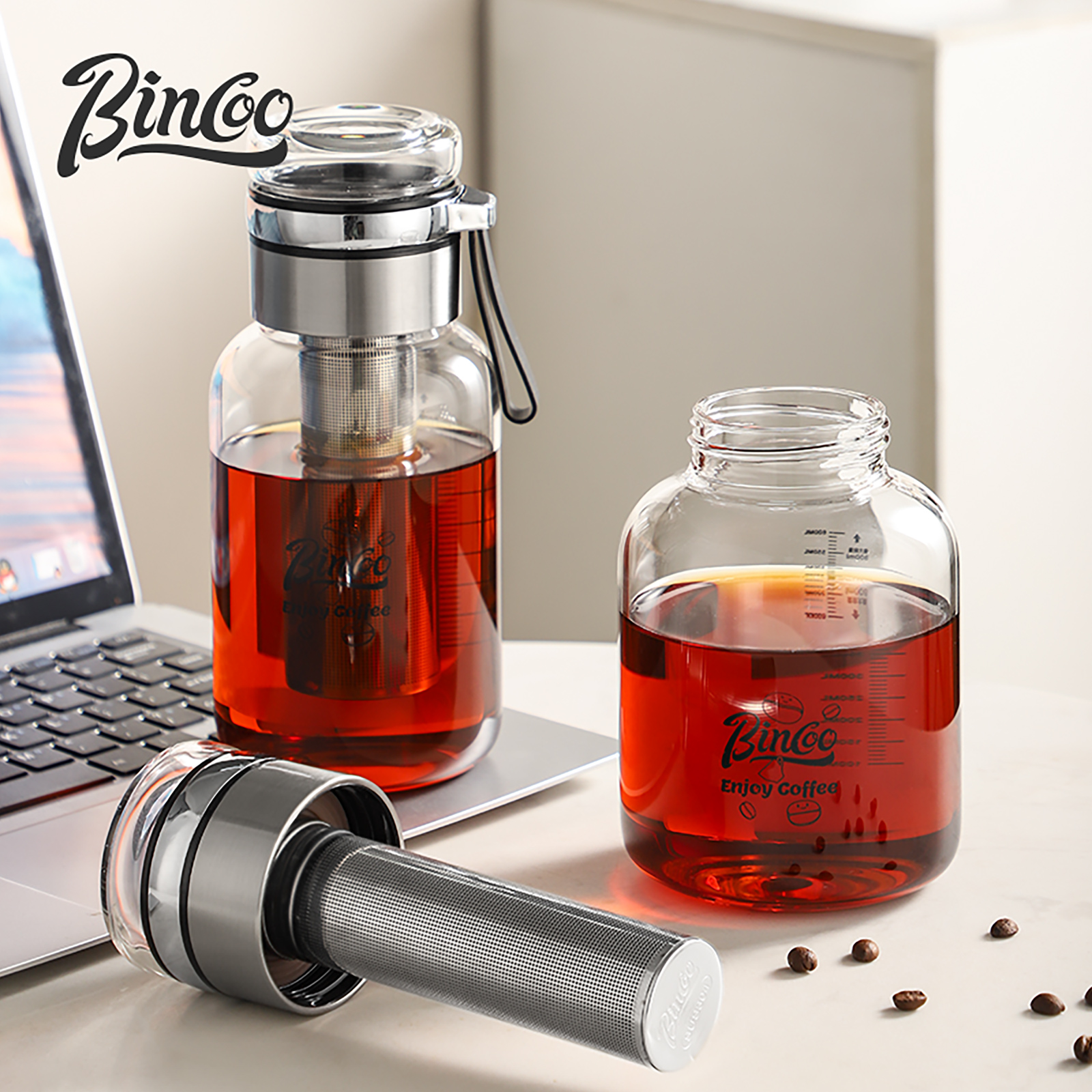 Bincoo Cold Brew Iced Coffee M - Coffee And Tea Glass avaliação e preço