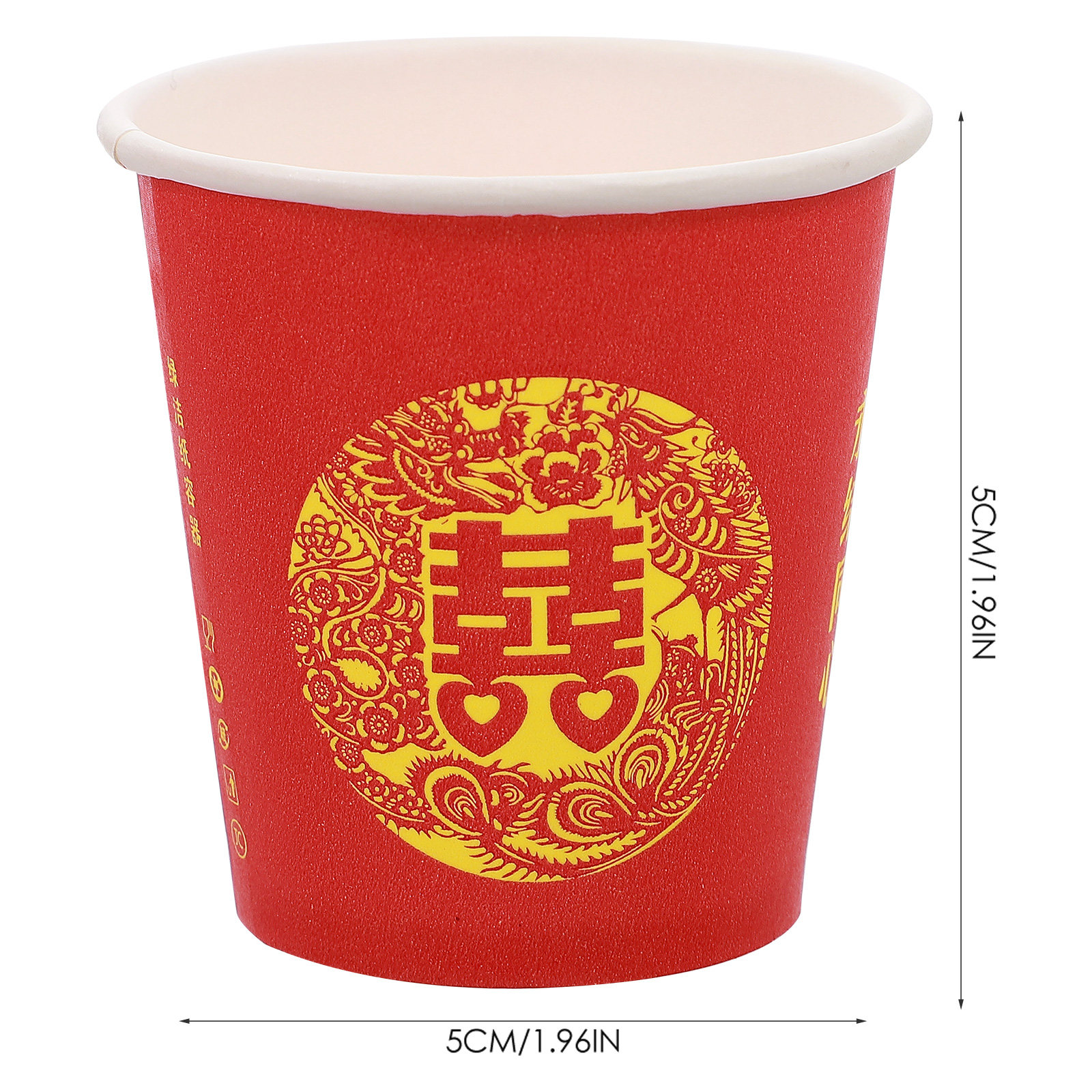 100Pcs Disposable Cups Paper T - Coffee Tea Festival avaliação e preço