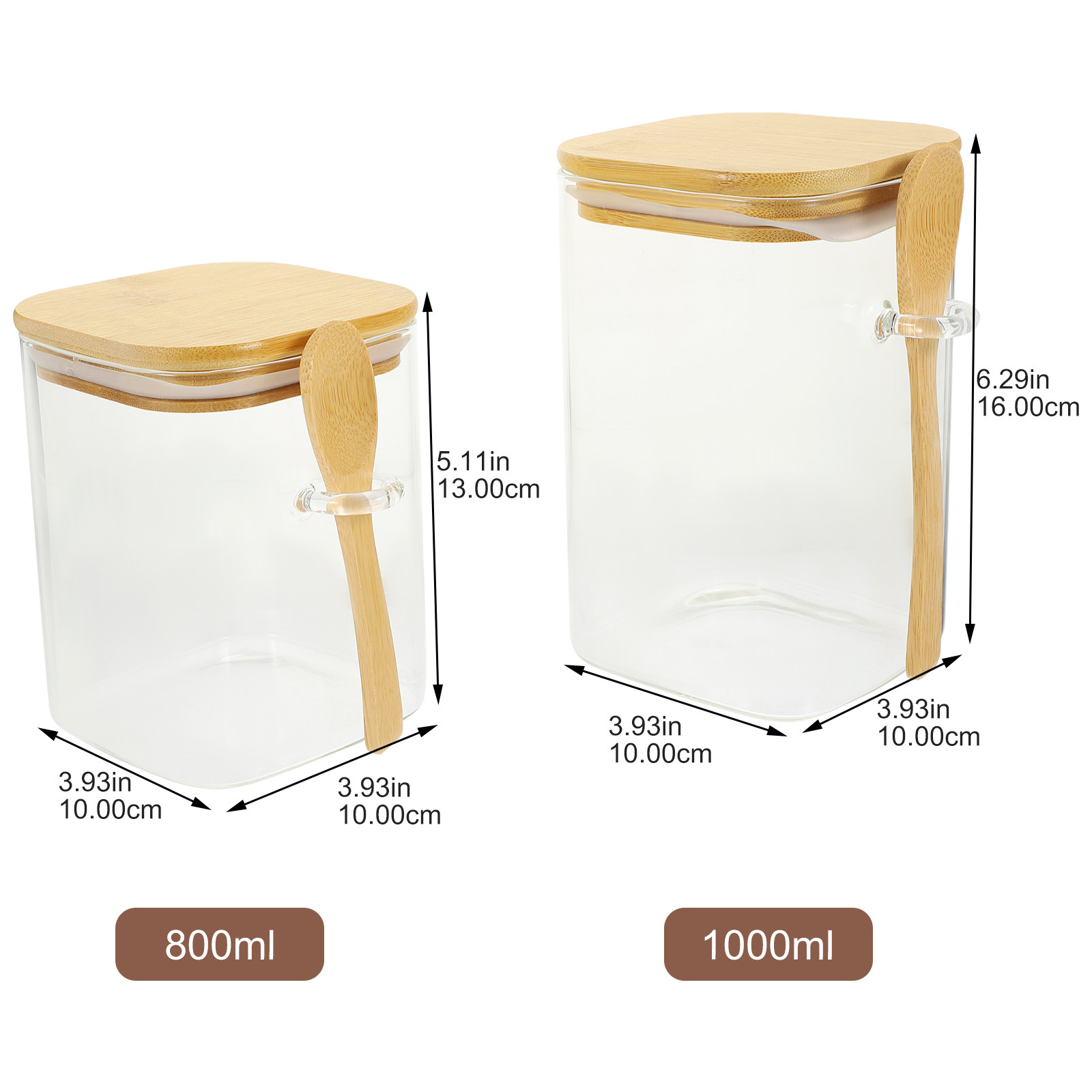 2Sets Coffee Bean Storage Airt - Coffee And Tea Glass avaliação e preço