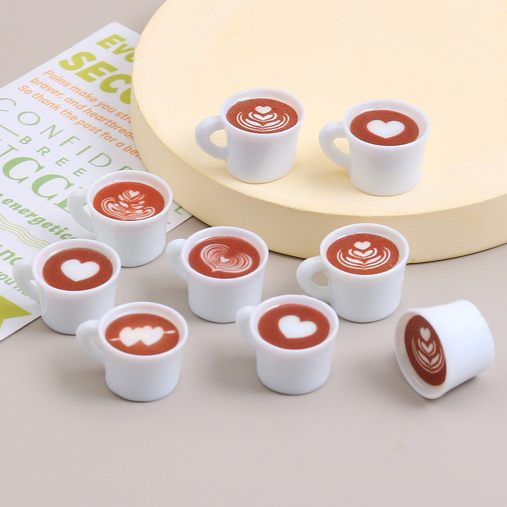 10pcs Love Heart Coffee Cup Re - Coffee Tea Mugs avaliação e preço