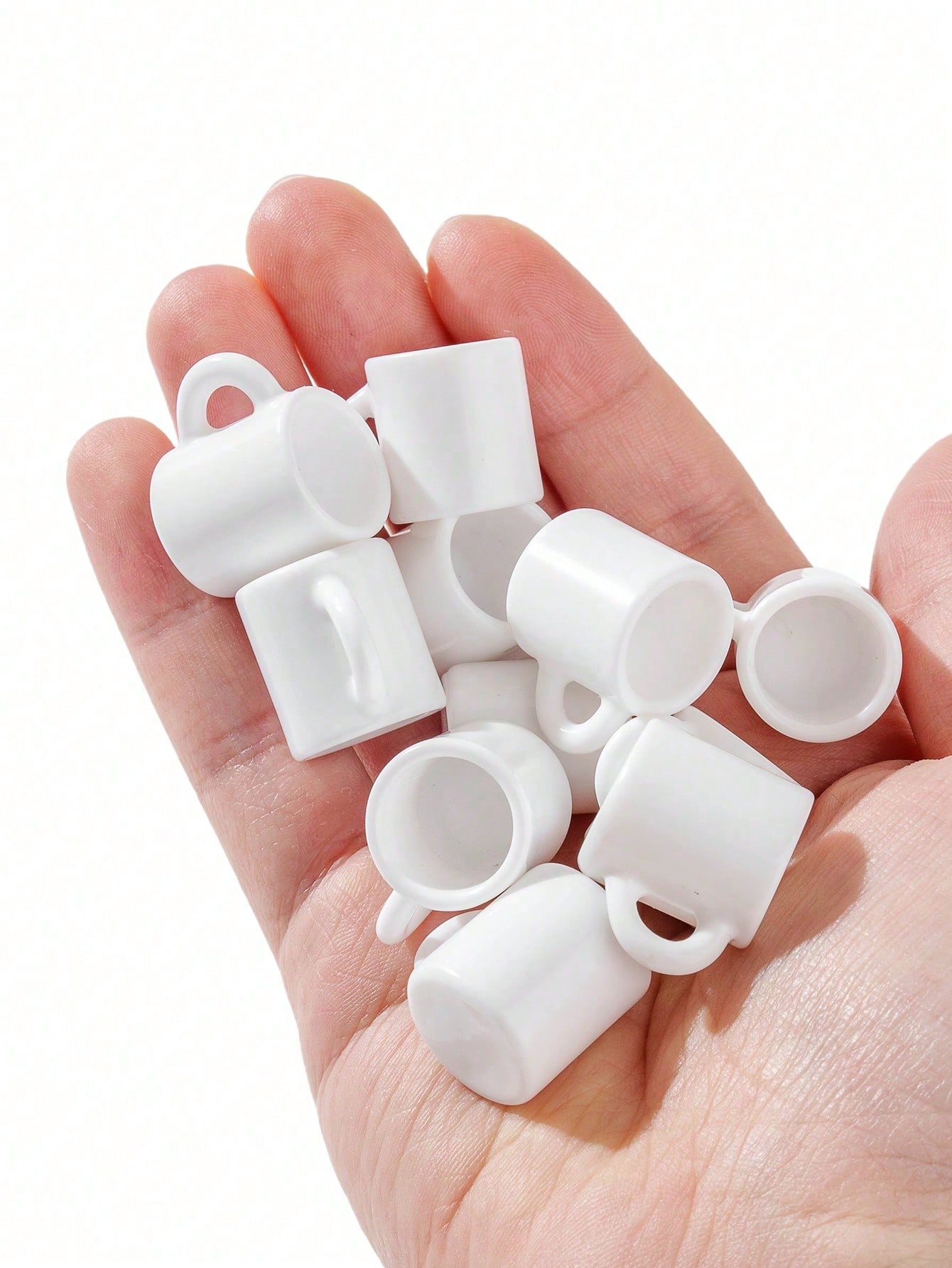 10pcs Dollhouse Miniature Whit - Coffee Tea Mugs avaliação e preço