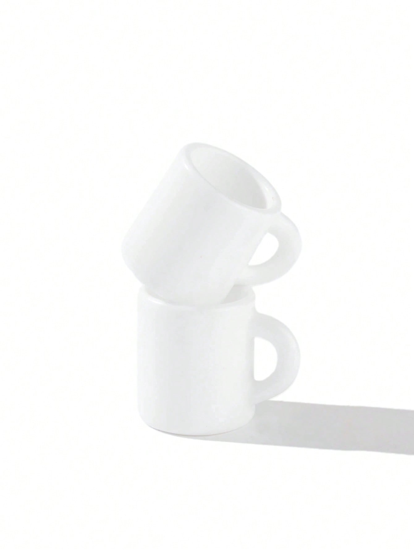 10pcs Dollhouse Miniature Whit - Coffee Tea Mugs avaliação e preço