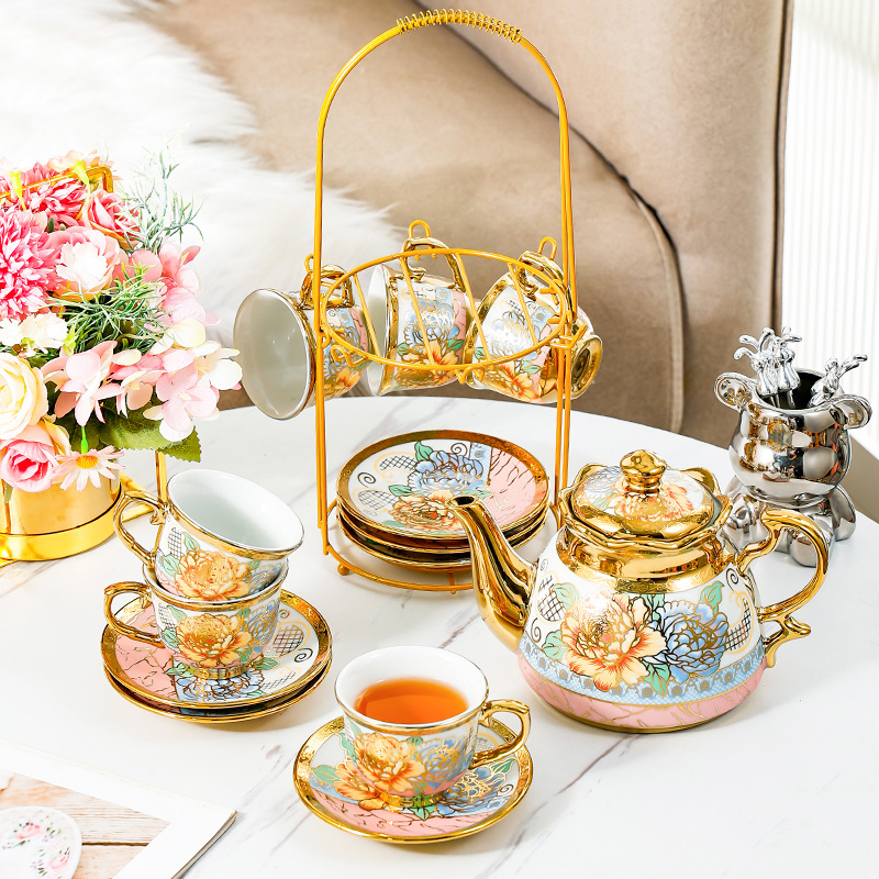 14 Piece Set Household Europea - Coffee Tea English avaliação e preço