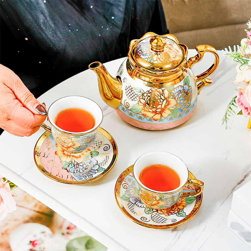 14 Piece Set Household Europea - Coffee Tea English avaliação e preço