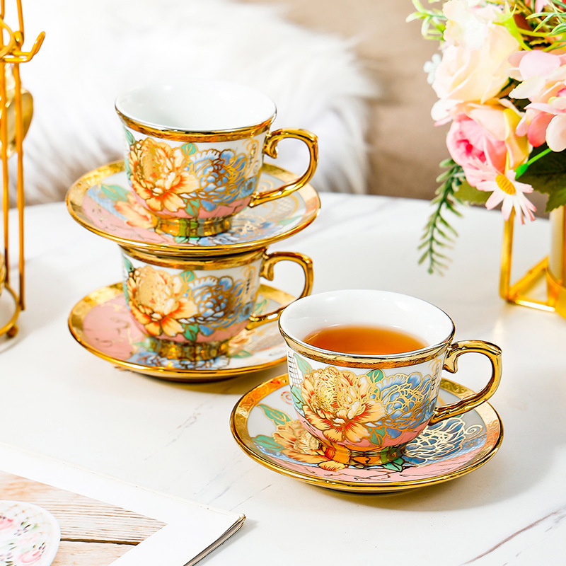 14 Piece Set Household Europea - Coffee Tea English avaliação e preço